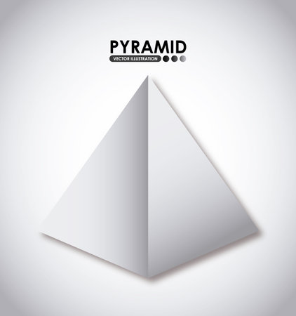 pyramid iconのイラスト素材