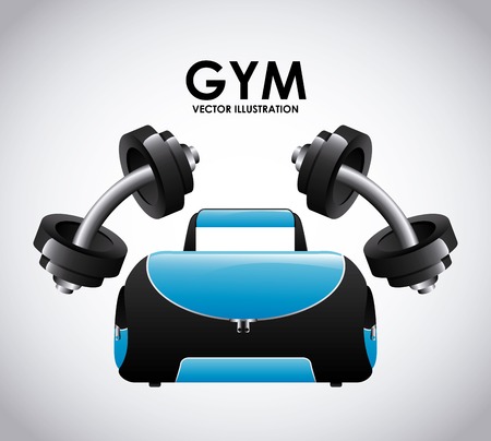 gym label designのイラスト素材