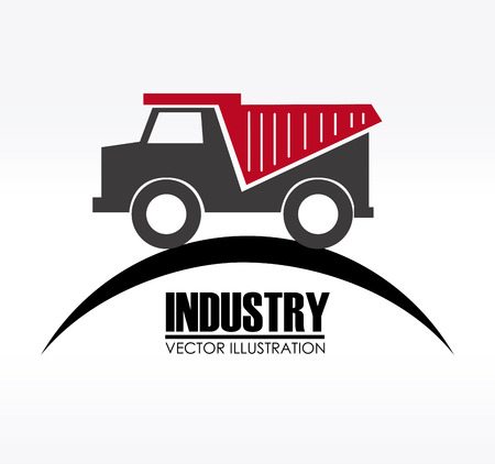 Industry design over white background, vector illustrationのイラスト素材