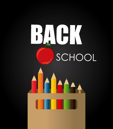 Education design over black background,vector illustration.のイラスト素材