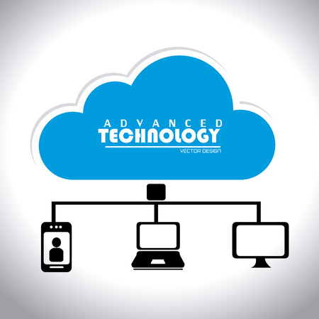 Social media design over white background,vector illustration.のイラスト素材