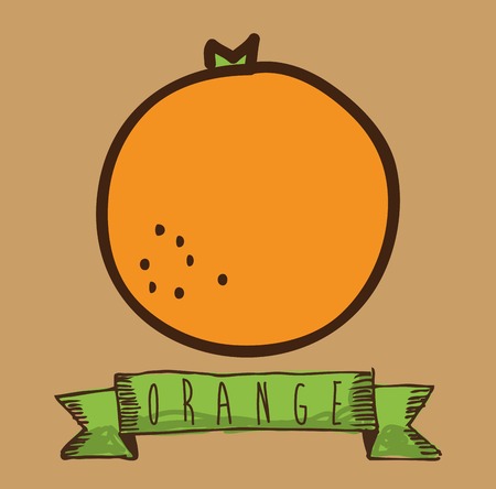 fruit cute designのイラスト素材