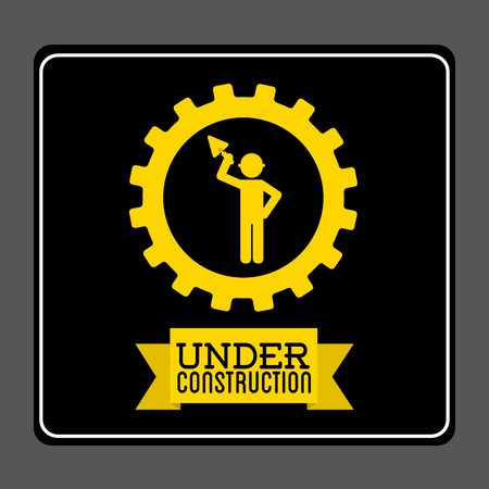 under construction designのイラスト素材