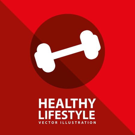 healthy lifestyle design, vector illustration eps10 graphicのイラスト素材