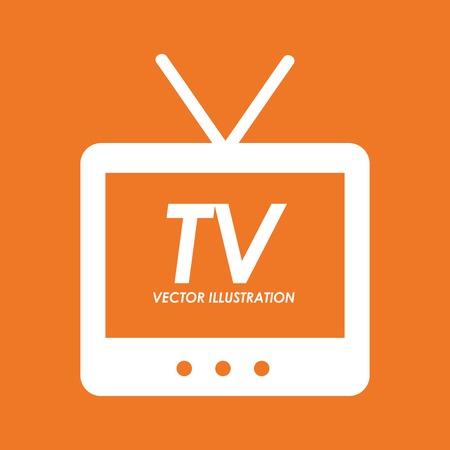 tv icon design, vector illustration eps10 graphicのイラスト素材