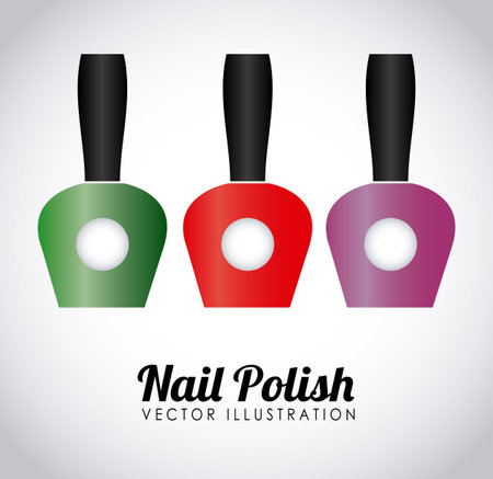 nail polishのイラスト素材