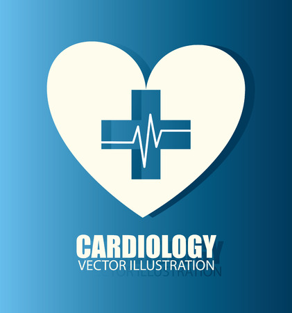 Medical design over blue background, vector illustration.のイラスト素材