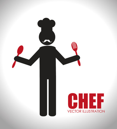 Chef design,vector illustration.のイラスト素材