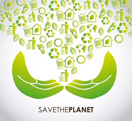 eco labelのイラスト素材