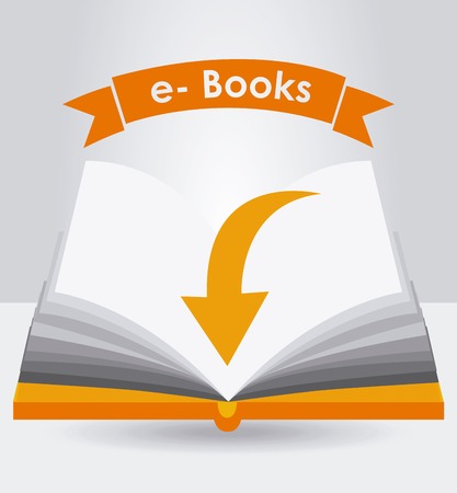 electronic book designのイラスト素材