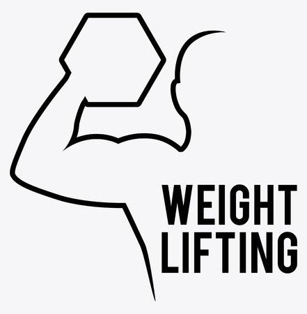 weight liftingのイラスト素材
