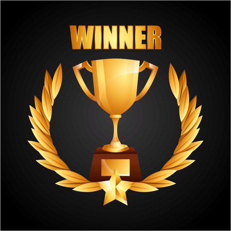 winner icon design のイラスト素材