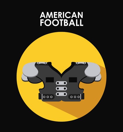 american football design, vector illustration eps10 graphicのイラスト素材
