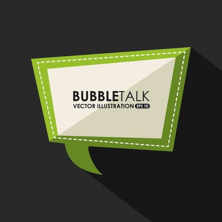 bubble talk design, vector illustration eps10 graphicのイラスト素材