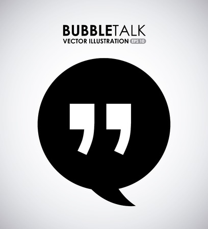 bubble talk design, vector illustration eps10 graphicのイラスト素材