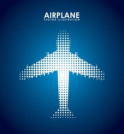 airplane icon design, vector illustration eps10 graphicのイラスト素材