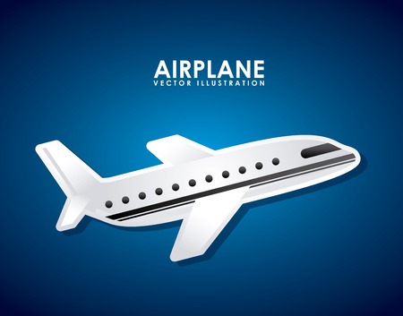 airplane icon design, vector illustration eps10 graphicのイラスト素材