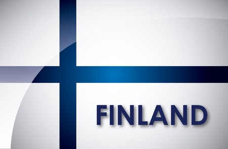 finland flag design, vector illustration eps10 graphicのイラスト素材