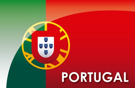 portugal flag design, vector illustration eps10 graphicのイラスト素材