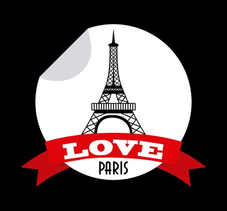 love in paris design, vector illustration eps10 graphicのイラスト素材