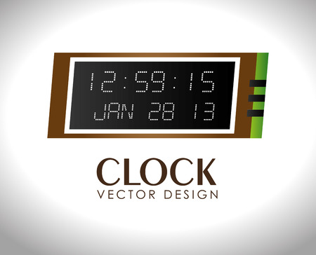 Time design over white background, vector illustration.のイラスト素材
