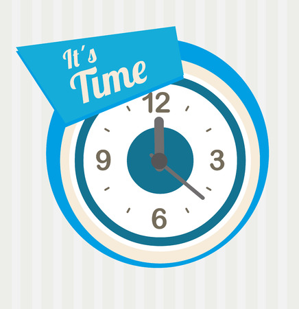 Time design over white background, vector illustration.のイラスト素材