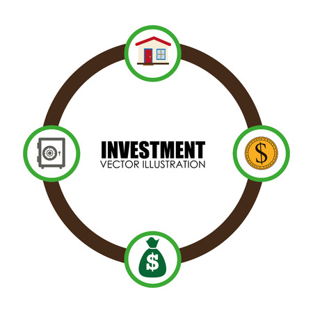 Money design over white background,vector illustration.のイラスト素材