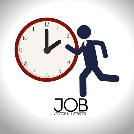 Job design over white background,vector illustration.のイラスト素材