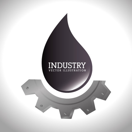 Industry design over white background, vector illustration.のイラスト素材