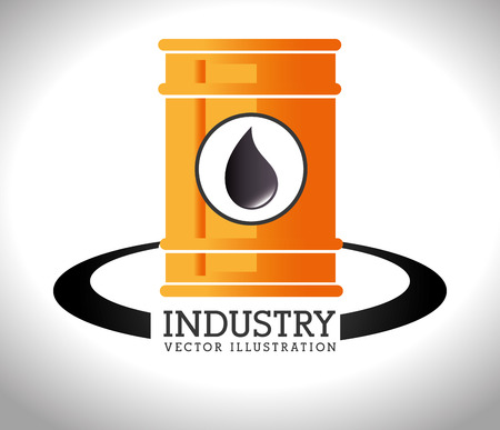 Industry design over white background, vector illustration.のイラスト素材