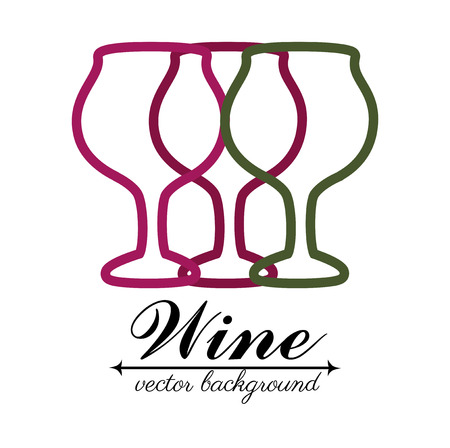 Wine design over white background,vector illustrationのイラスト素材