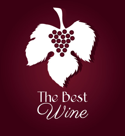 Wine design over purple background,vector illustrationのイラスト素材