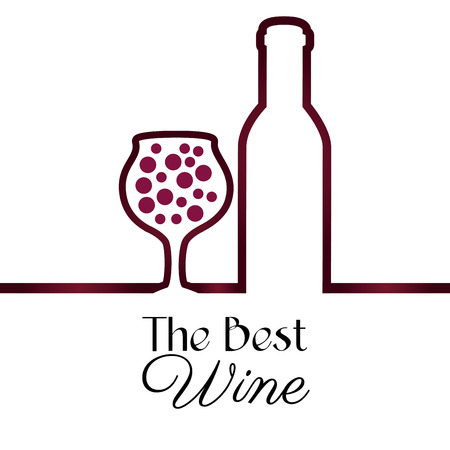 Wine design over white background,vector illustrationのイラスト素材