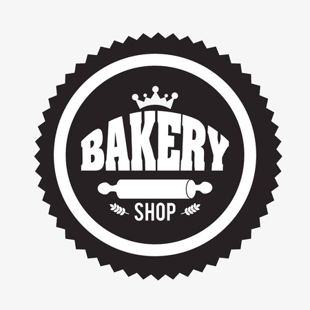 Bakery design over white background, vector illustration.のイラスト素材