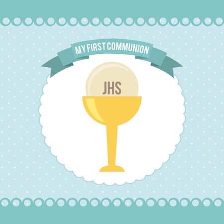 my first communion design  のイラスト素材