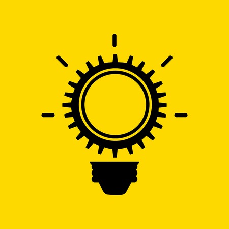 idea icon design, vector illustration eps10 graphicのイラスト素材