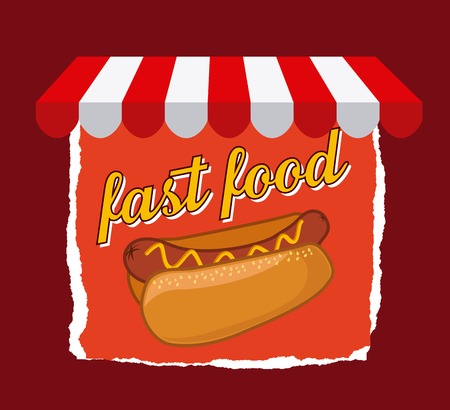 fast food design  のイラスト素材