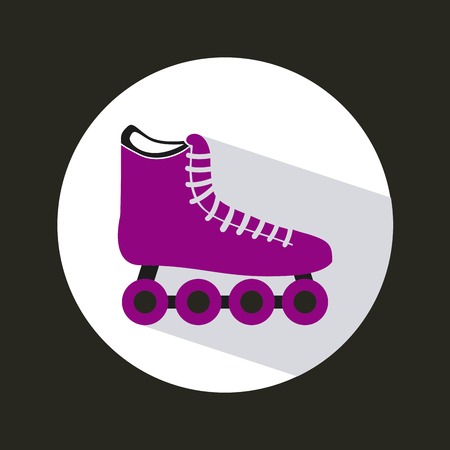 skate icon designのイラスト素材