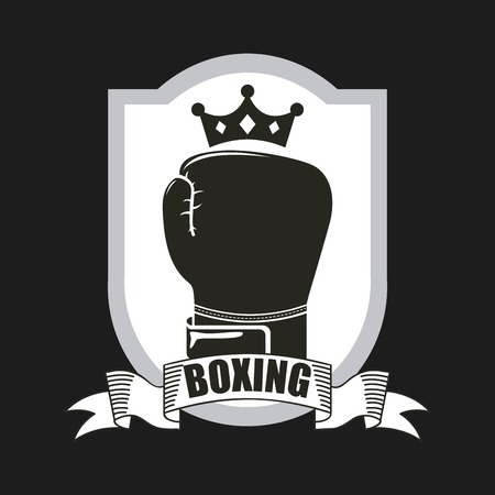boxing sport designのイラスト素材