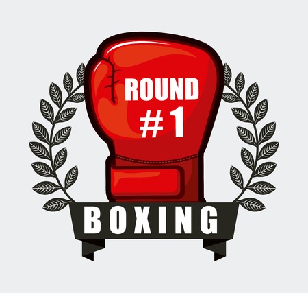 boxing sport designのイラスト素材