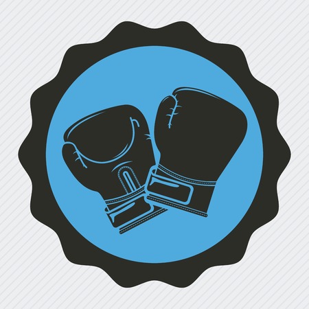 boxing sport designのイラスト素材