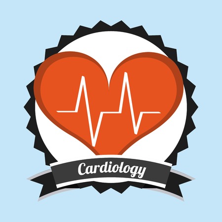 cardiology icon designのイラスト素材