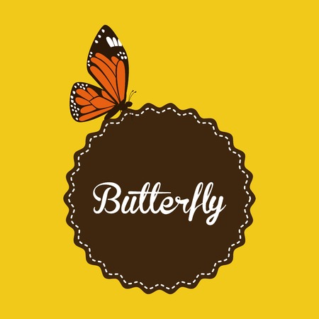butterfly icon design, vector illustration graphicのイラスト素材