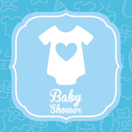 baby shower designのイラスト素材