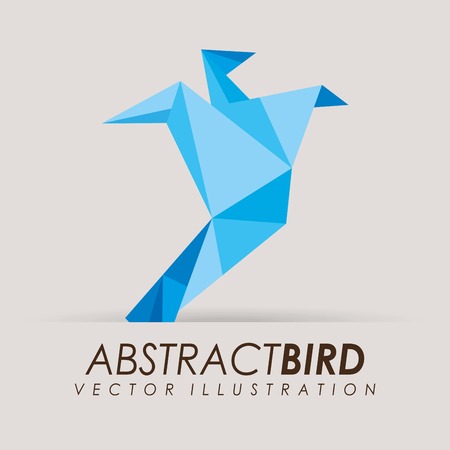 abstract bird designのイラスト素材