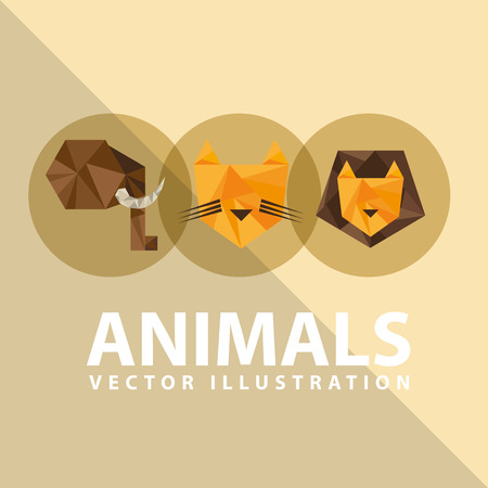 abstract animal designのイラスト素材