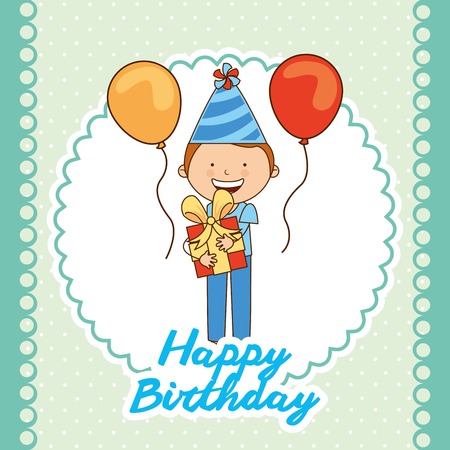 happy birthday designのイラスト素材