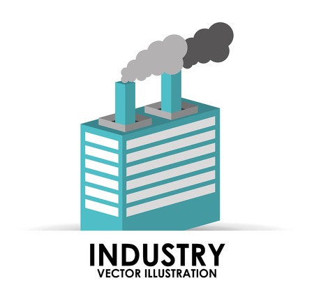 industry building design  のイラスト素材