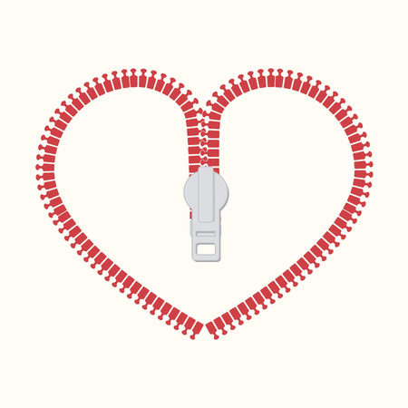 Zipper design over white background, vector illustration.のイラスト素材