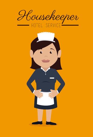 Jobs design over yelllow background, vector illustration.のイラスト素材